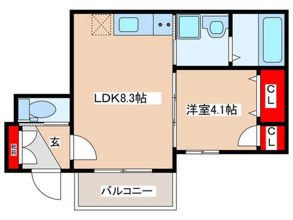 CASA花園の物件間取画像